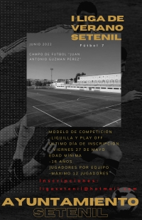 I LIGA DE VERANO SETENIL FÚTBOL 7